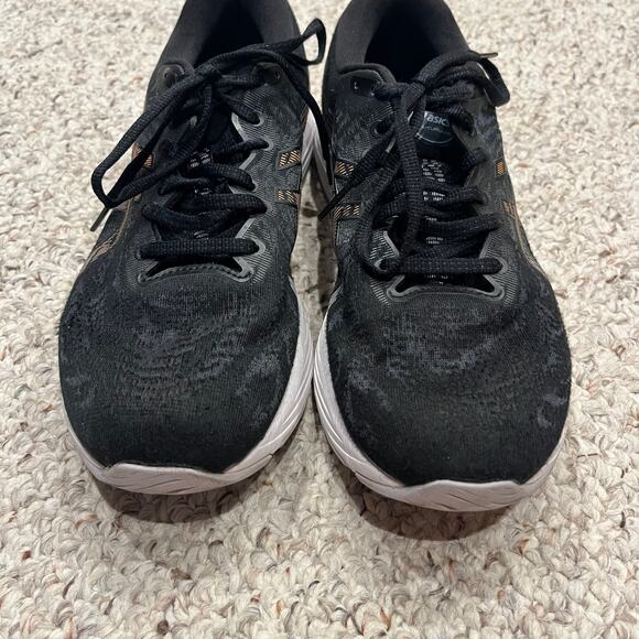 Asics Gel Cumulus 23 Running shoes Sz 9.5 Wide Black Sun Peach Active Outdoor - Picture 4 of 7